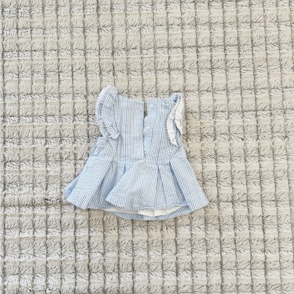 Janie & Jack Seersucker Blue Tank - Picture 2 of 3